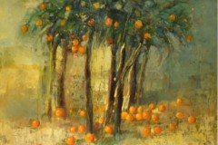 Amer Bader Sinaasappelboomgaard 130x120 cm 