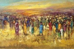 Amer Bader Migratie 160x100 cm 