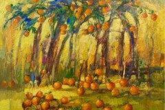 Amer Bader Sinaasappelboomgaard 100x100 cm 