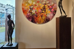 bloemenveld rond in galerie irok